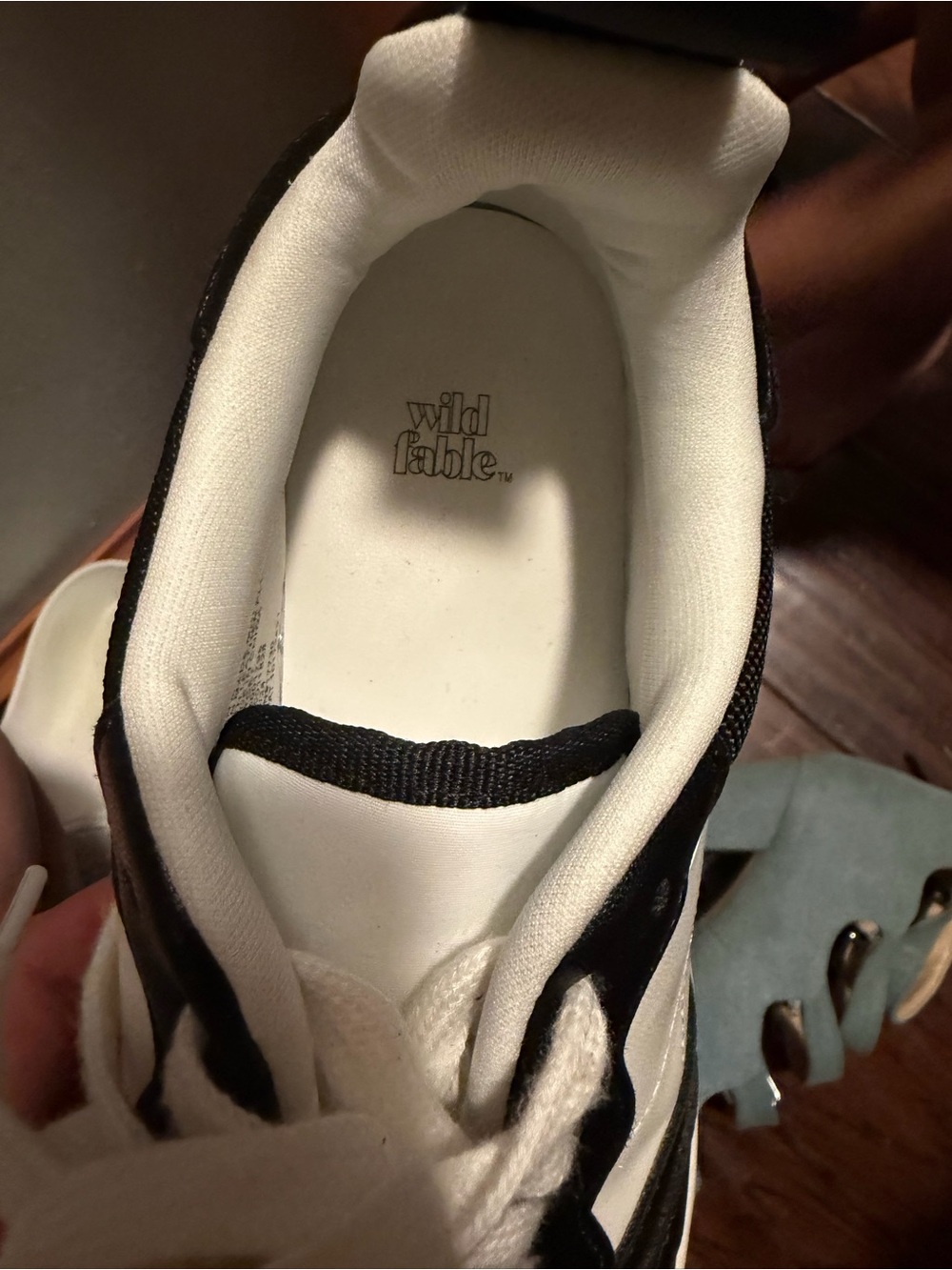 Target Wild Fable Black and White Sneakers